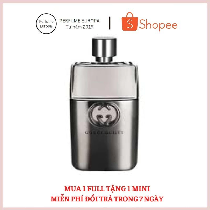 Nước Hoa Nam Gucci Guilty EDT 90ml - Hương Nam Tính, Lưu Hương Cực Lâu