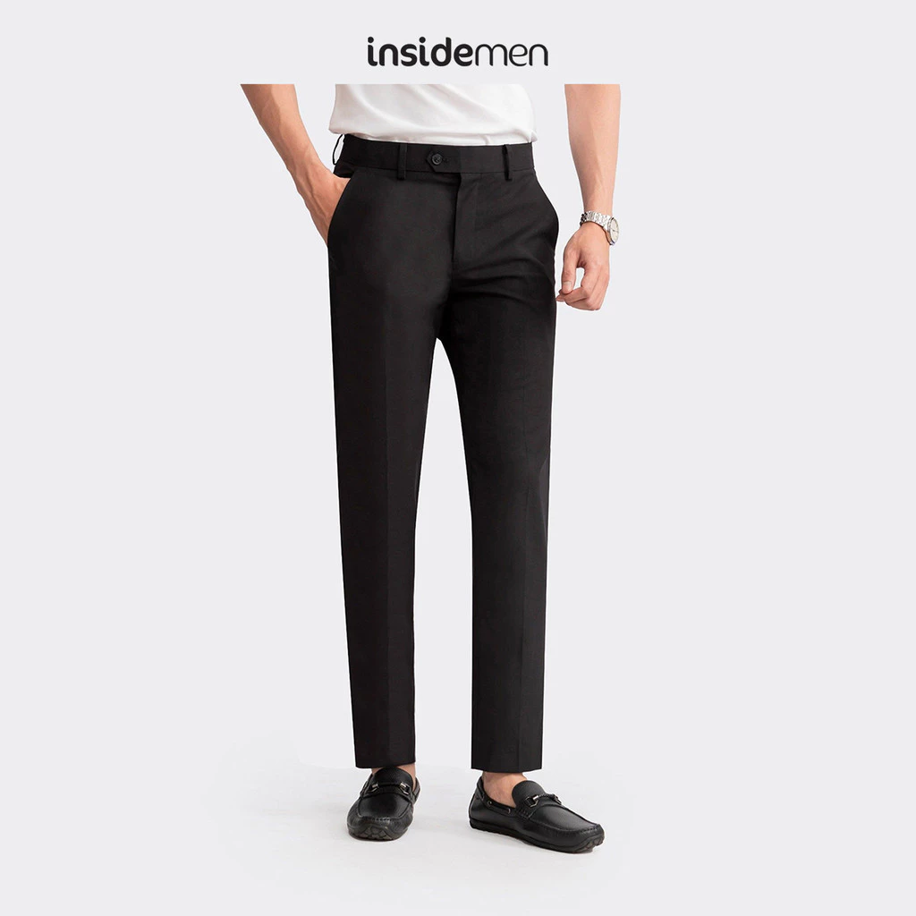 Quần Âu Nam INSIDEMEN Slim Fit Co Giãn Nhẹ, Chống Nhăn - Lịch Lãm & Thoải Mái