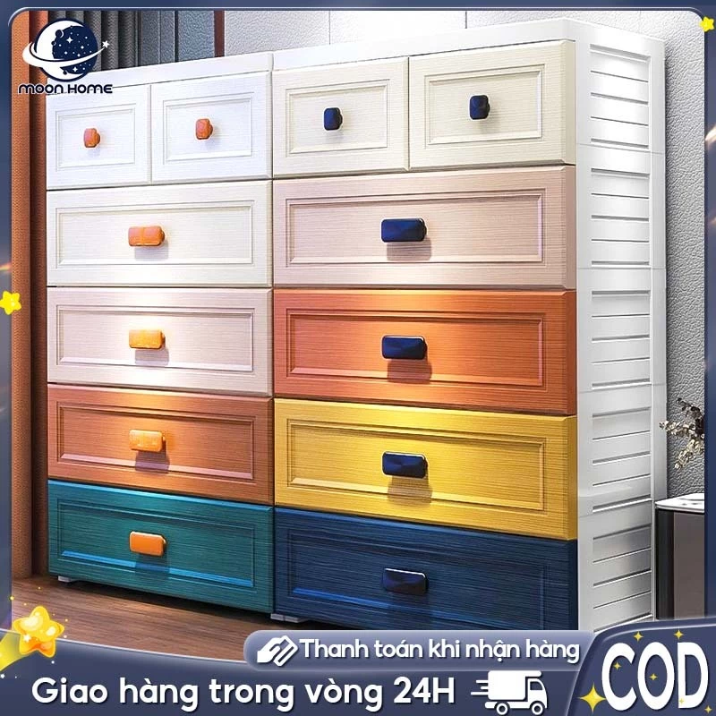 Tủ Nhựa Nhiều Ngăn Có Bánh Xe - Giải Pháp Lưu Trữ Quần Áo Trẻ Em Thông Minh