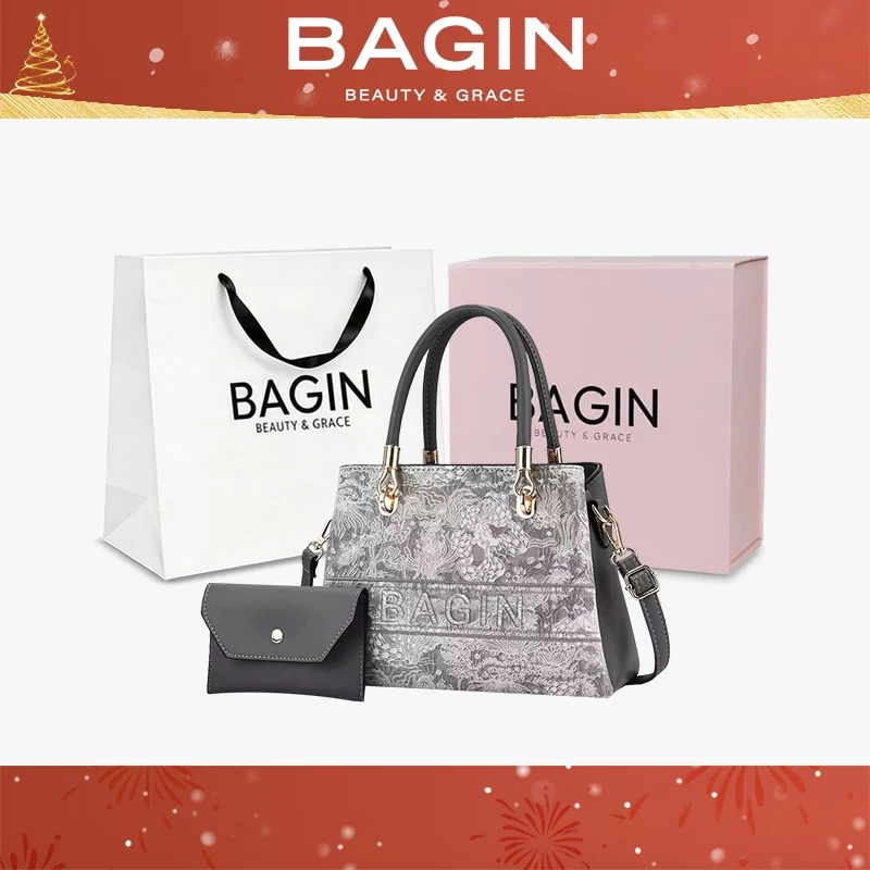 Túi Quai Xách Nữ Bagin Sang Trọng - Túi Cứng Form Đẹp Đi Tiệc, Công Sở