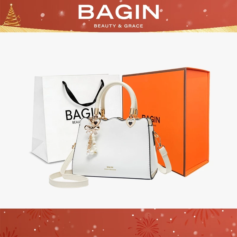 Túi Xách Nữ Bagin Cao Cấp Đi Tiệc - Tặng Charm Thời Trang, Da PU Chống Nước