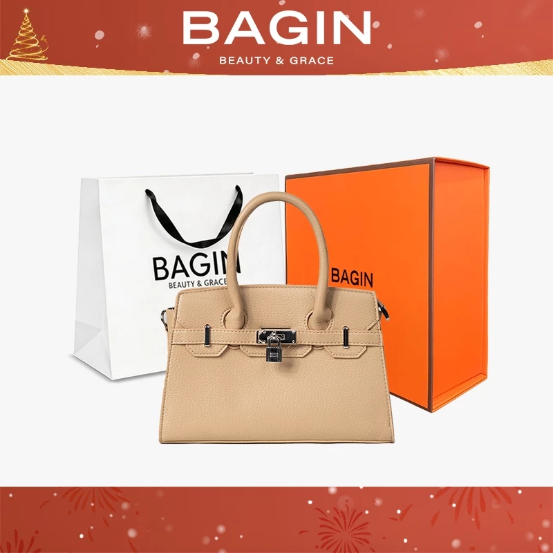Túi Xách Nữ Bagin Da Cao Cấp Mềm Mại - Tặng Dây Đeo Thời Trang Công Sở & Đi Chơi