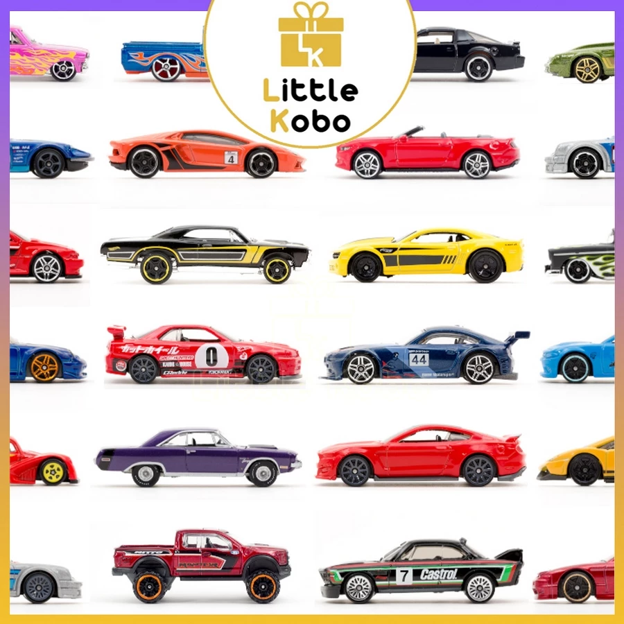 Xe Mô Hình 1:64 Hot Wheels Chính Hãng - Ngẫu Nhiên Mẫu Hot, Full Card