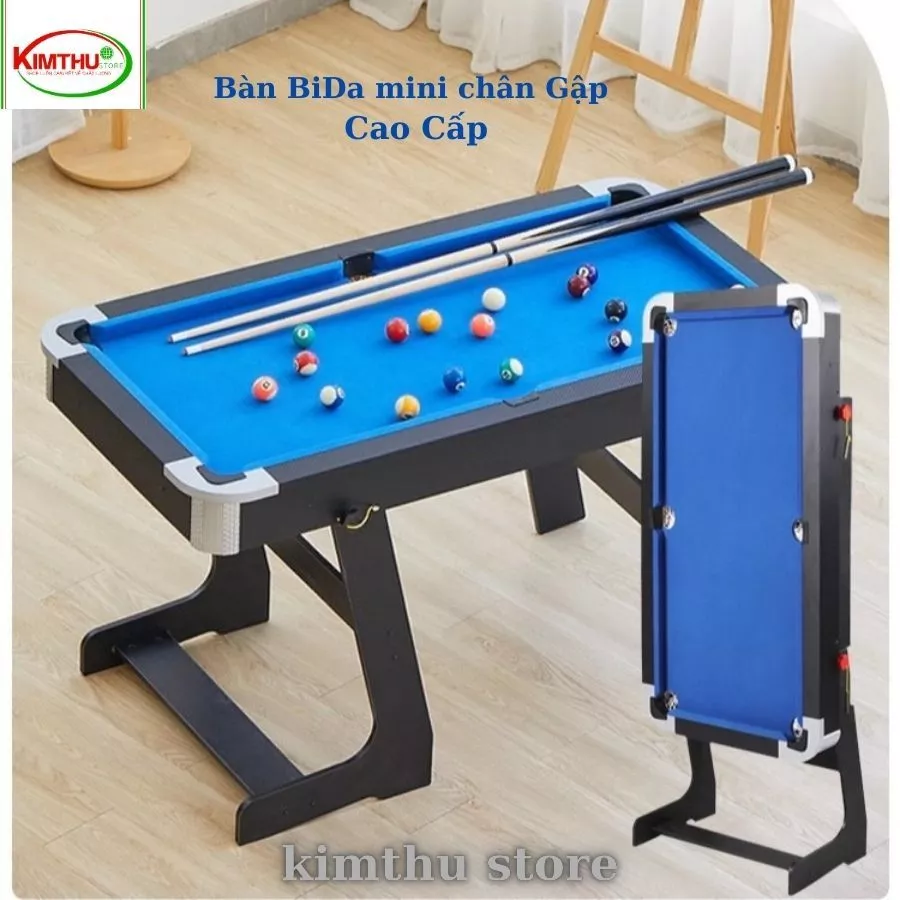Bàn Bida Mini Gấp Gọn Cao Cấp - Đồ Chơi Vận Động, Gắn Kết Cả Gia Đình