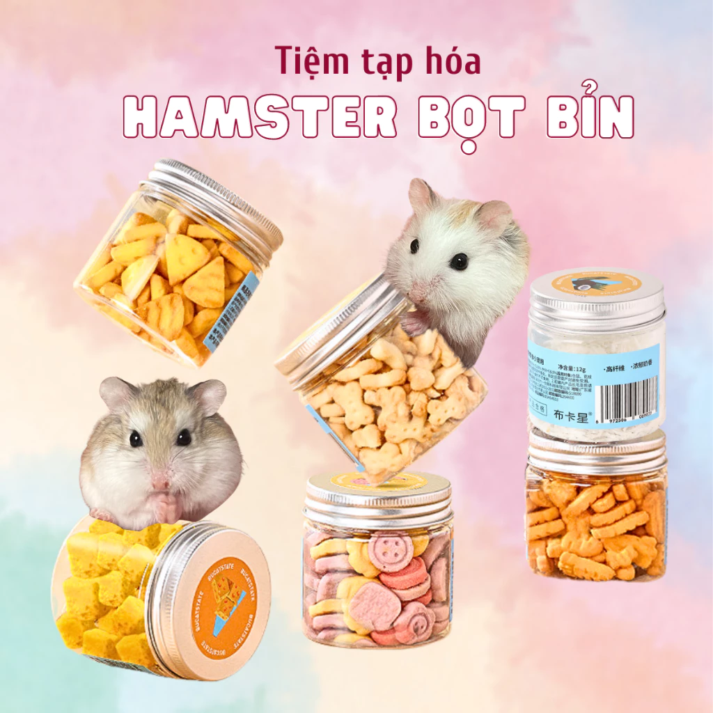 Bánh ăn dặm Bucatstate thức ăn dặm, bánh snack cho hamster