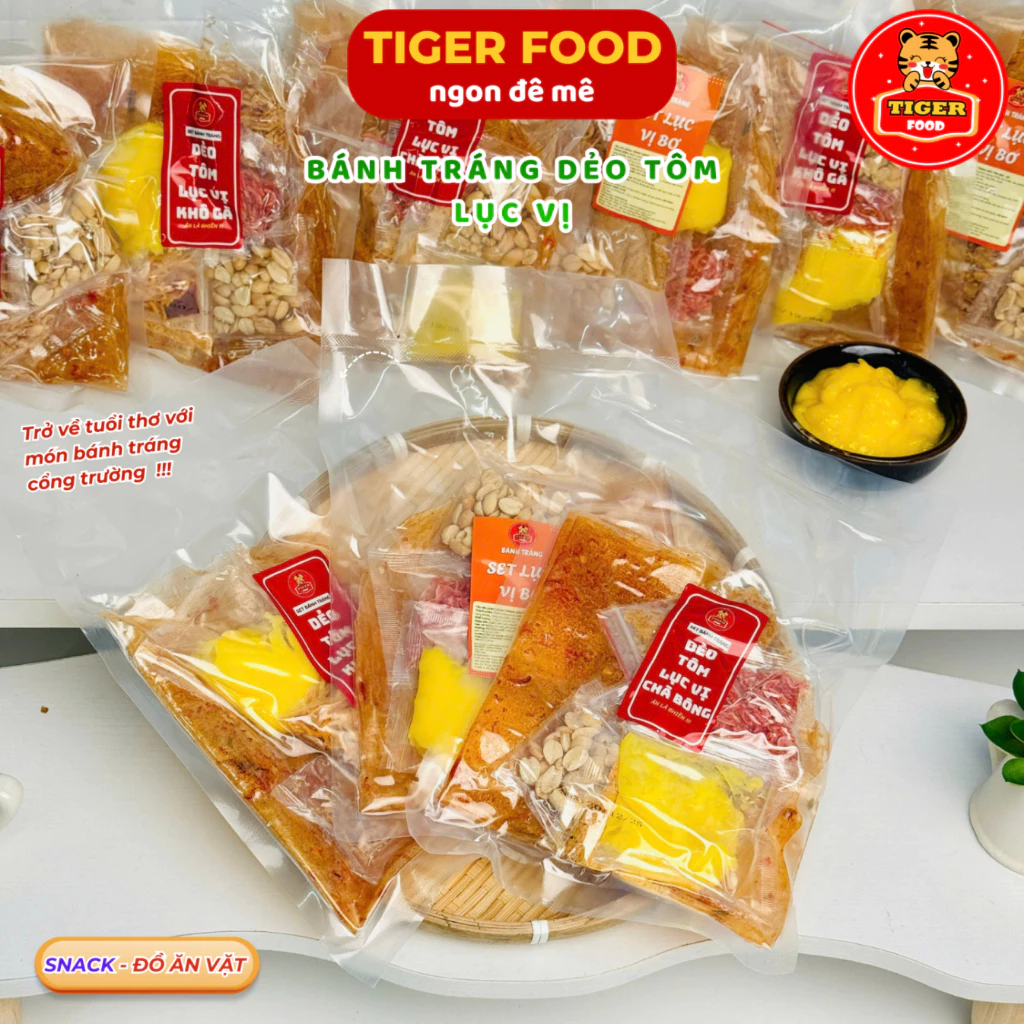 Bánh Tráng Bơ Cuộn Thập Cẩm 6 Topping - Bánh Tráng Dẻo Tây Ninh Tôm Đậm Đà