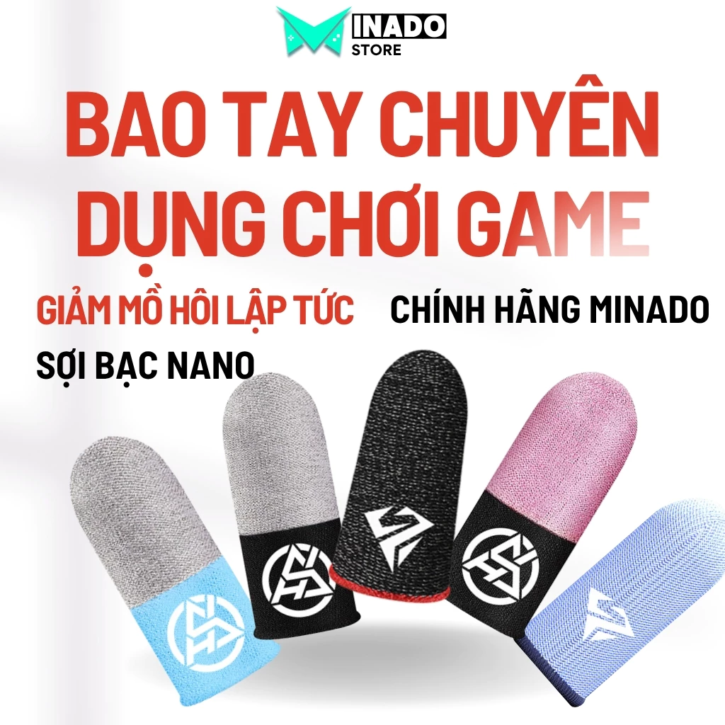 Bao Tay Game SHEZI Sợi Bạc - Chống Mồ Hôi, Nhạy Cảm Ứng Cho PUBG, Liên Quân