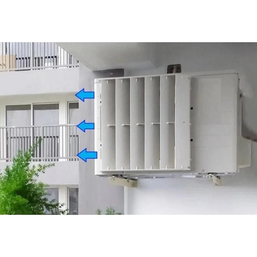 Bộ Chuyển Hướng Gió Dàn Nóng Điều Hòa Ban Công - Giải Pháp Hạ Nhiệt, Tăng Tuổi Thọ Máy
