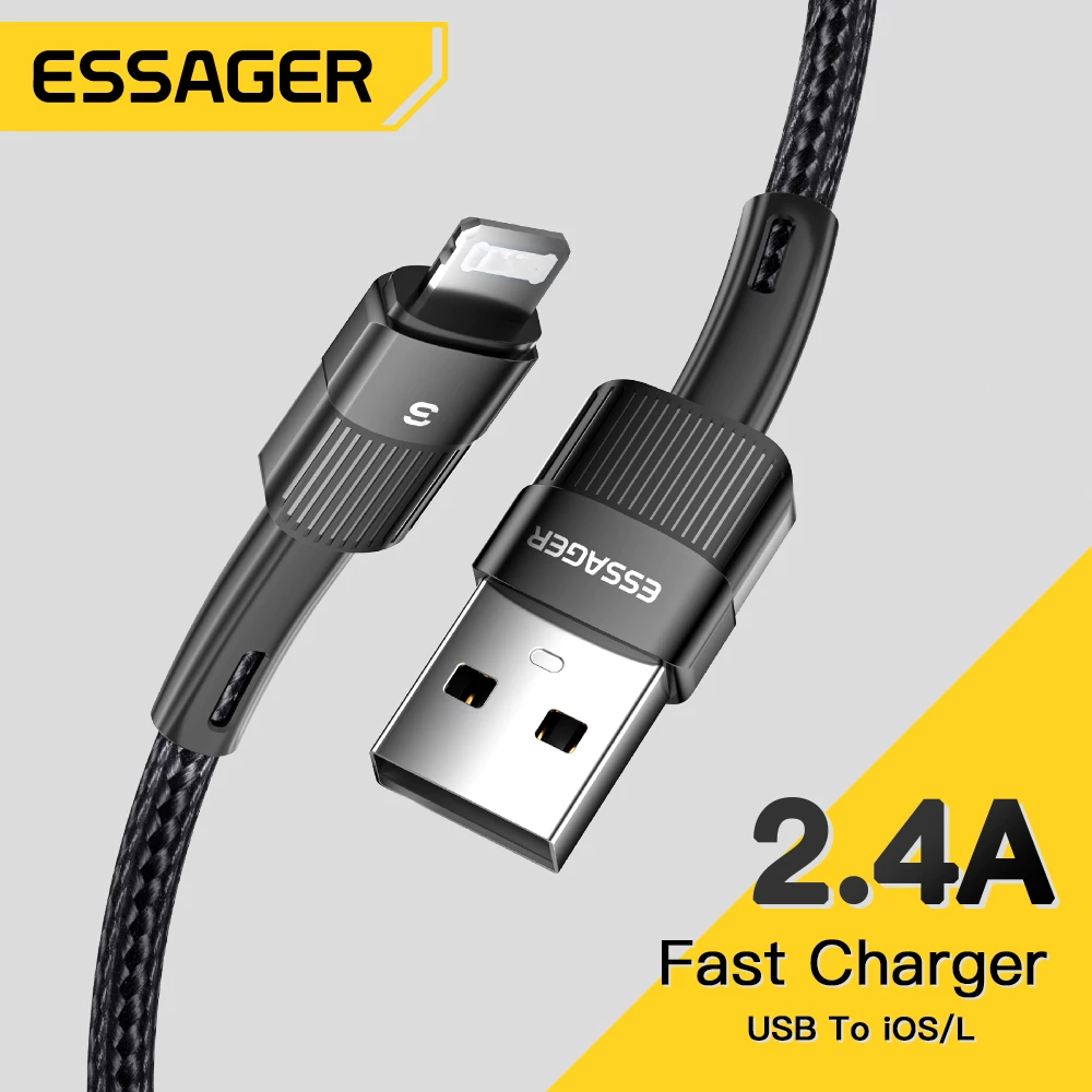 Cáp Sạc Nhanh Essager 2.4A - Sạc Nhanh, Truyền Dữ Liệu, Không Báo Lỗi