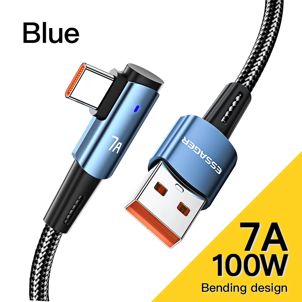 Cáp Sạc Nhanh Essager 7A 100W - Sạc Siêu Tốc Cho Realme, Vivo, OPPO, Xiaomi