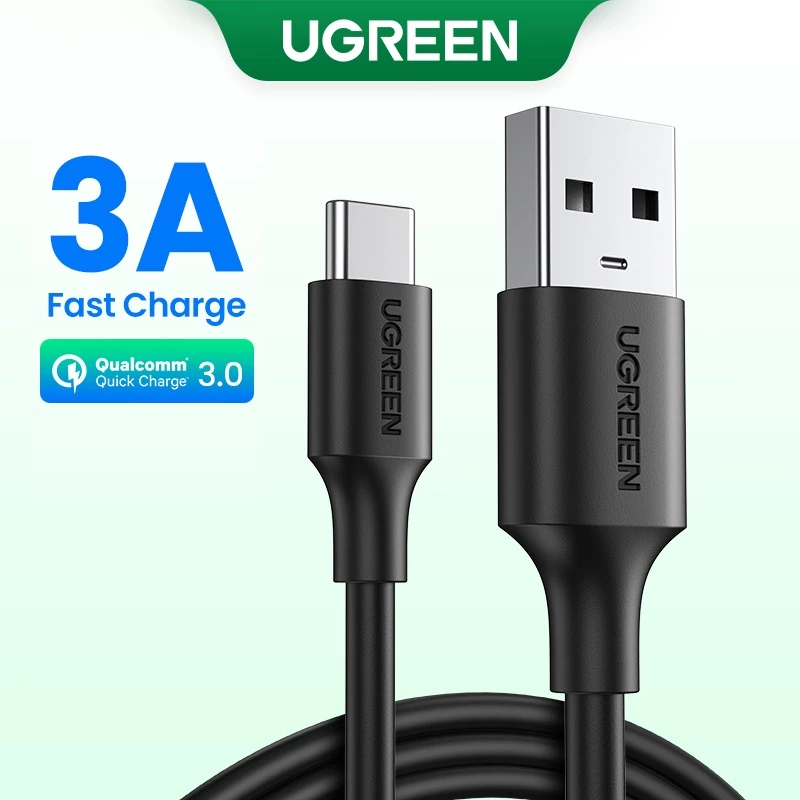 Cáp Sạc Nhanh UGREEN 3A Type C Chính Hãng - Truyền Dữ Liệu, Bền Bỉ