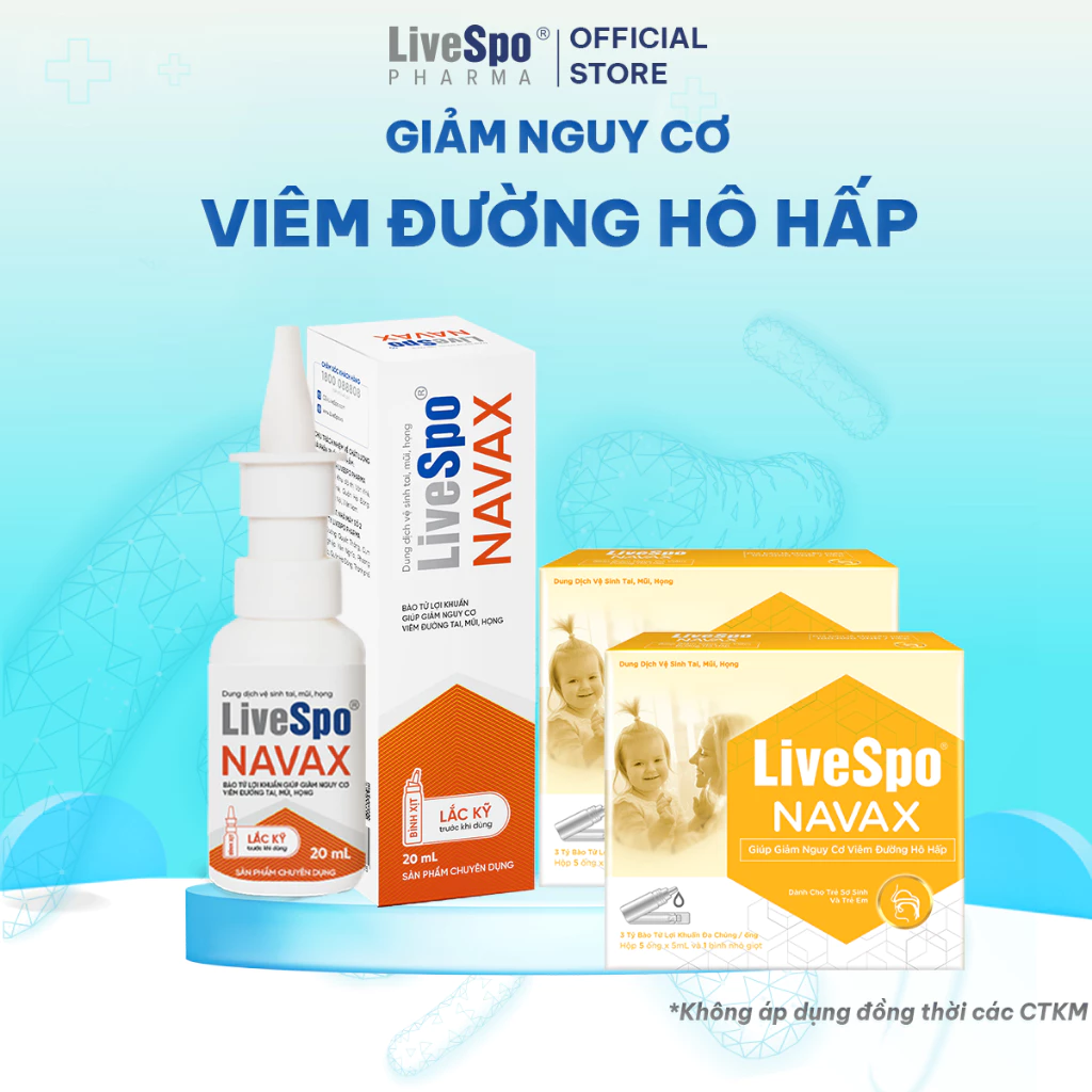 Combo Navax: Bình Xịt 20ml + 2 Hộp Nhỏ Mũi Cho Bé - Giảm Nghẹt Mũi, Sổ Mũi Hiệu Quả