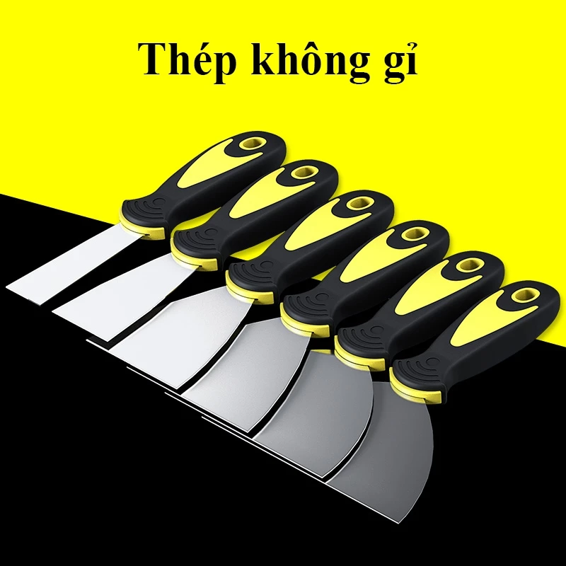 Dao Sủi DLIGHT Thép Không Gỉ - Cạo Sơn, Làm Sạch Keo, Bóc Giấy Dán Tường Hiệu Quả