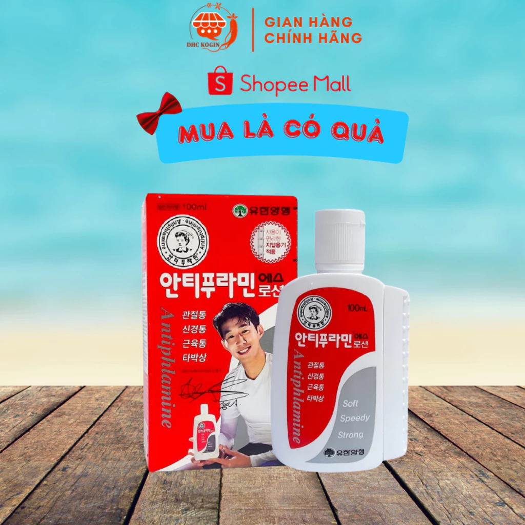 Dầu Nóng Xoa Bóp Hàn Quốc Antiphlamine 100ml - Giảm Đau Nhức Xương Khớp, Cơ Hiệu Quả