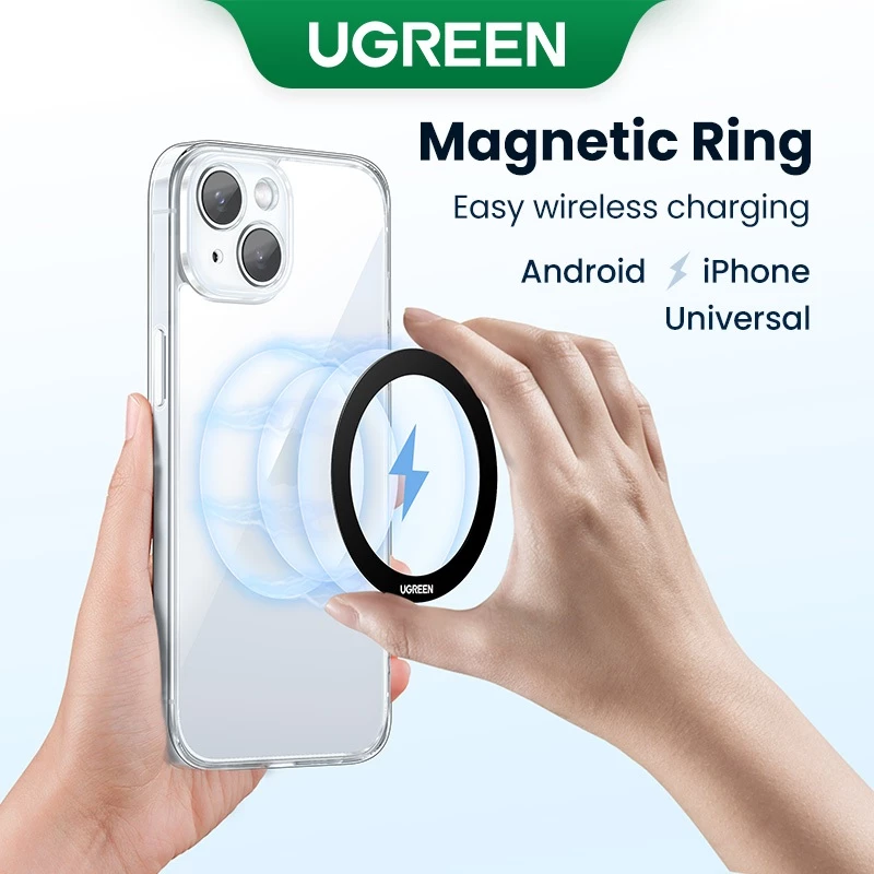 Đế Sạc Không Dây Nam Châm Ugreen Chính Hãng Cho iPhone 13 12 11 XS