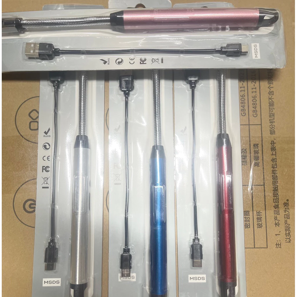 Đèn Cây Mồi Bếp USB Uốn Cong 360 Độ, Chống Gió, Tặng Kèm Dây