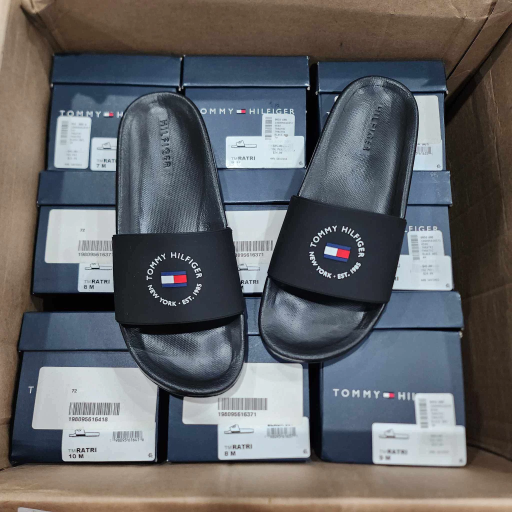 Dép Quai Ngang Tommy Hilfiger Unisex Chính Hãng - Size 40.5 Đến 46