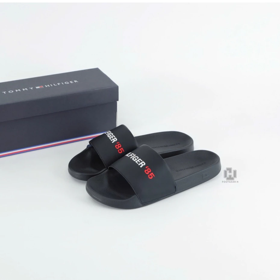 Dép Tommy Hilfiger Quai Ngang Unisex - Êm Chân, Chống Trượt, Phối Đồ Dễ Dàng
