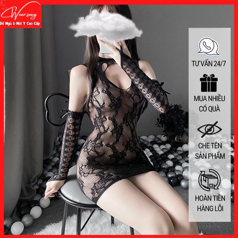 Đồ Ngủ Lưới Gợi Cảm Freesize - Chất Liệu Mềm Mại, Tôn Dáng Quyến Rũ