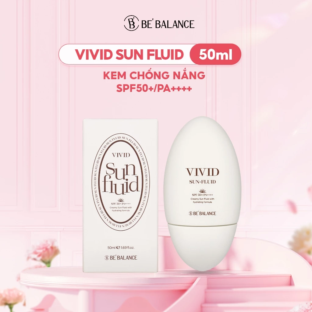 Kem Chống Nắng Be'Balance Vivid Sun SPF50+ PA4+ 50ml - Phổ Rộng, Kết Cấu Mỏng Nhẹ