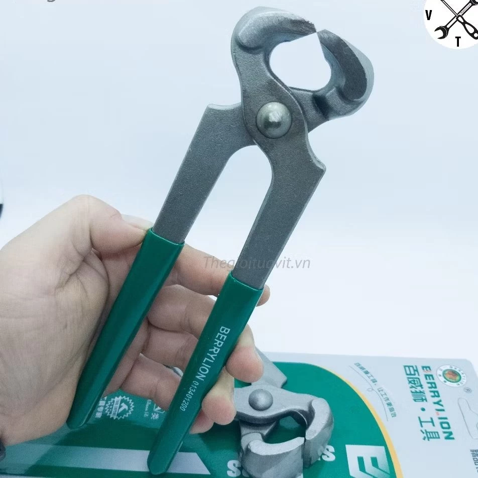 Kìm Càng Cua 8" Berrylion Chính Hãng - Cắt Nhổ Đinh, Thép Mỏng Nhẹ Nhàng