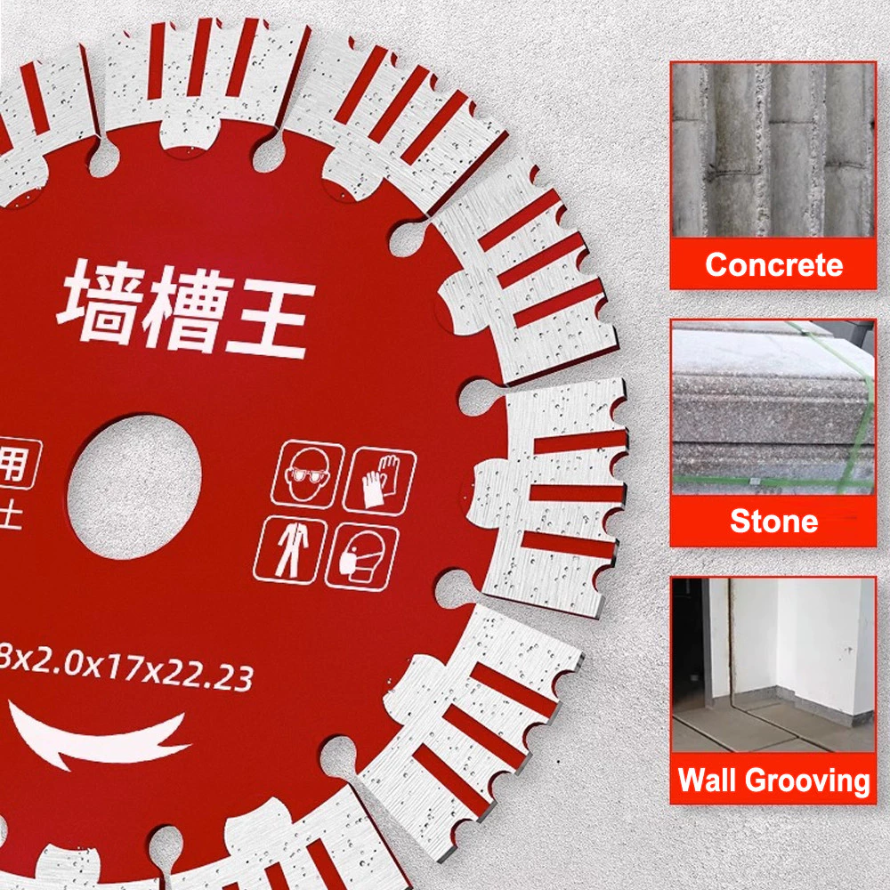 Lưỡi Cắt Kim Cương CAOWANG 125/133/156mm - Cắt Đá Granite, Bê Tông Sắc Bén, Bền Bỉ