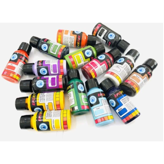 Màu Pha Epoxy Trường Thịnh 60g - 16 Màu Chuẩn, Làm Đồ Handmade Sắc Nét