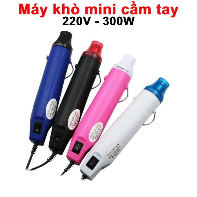 Máy Khò Nhiệt Mini Cầm Tay 300W - Khò Màng Co, Ống Gen, Làm Handmade