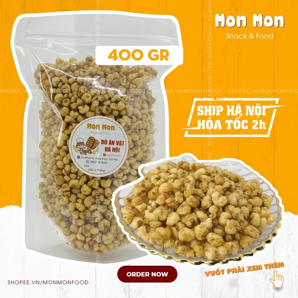 Ngô Giòn Xóc Mắm Cay MonMon - Vị Mặn Ngọt Cay Giòn Tan Khó Cưỡng