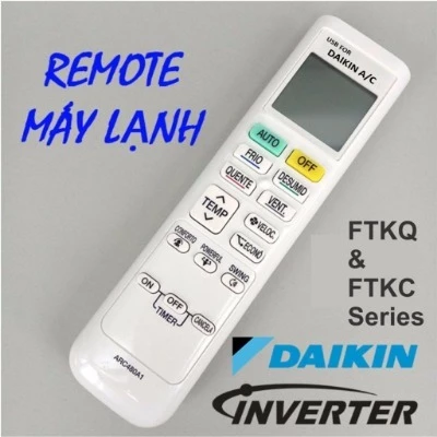 Remote Máy Lạnh Daikin Inverter FTKQ FTKC Ga 32 - Hàng Chuẩn Chính Hãng