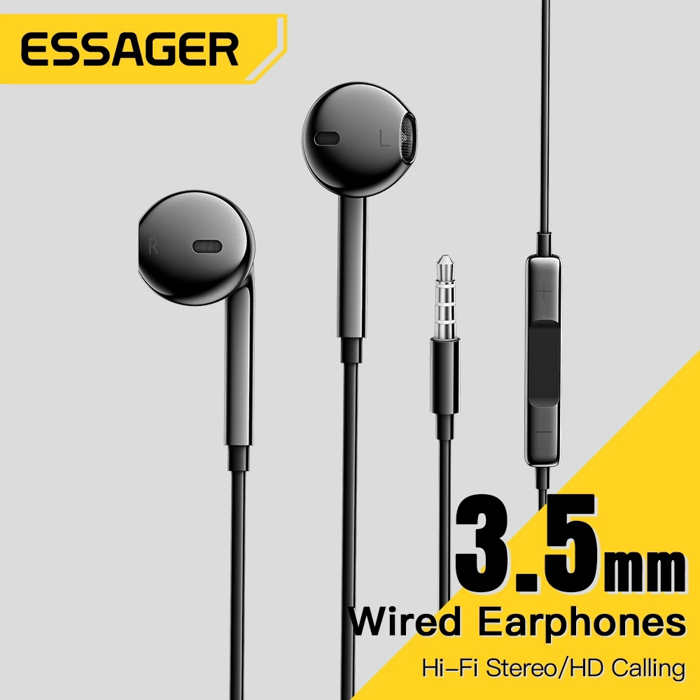 Tai Nghe Essager Có Mic, Điều Khiển Từ Xa - Âm Thanh Chuẩn, 3 Màu Đẹp