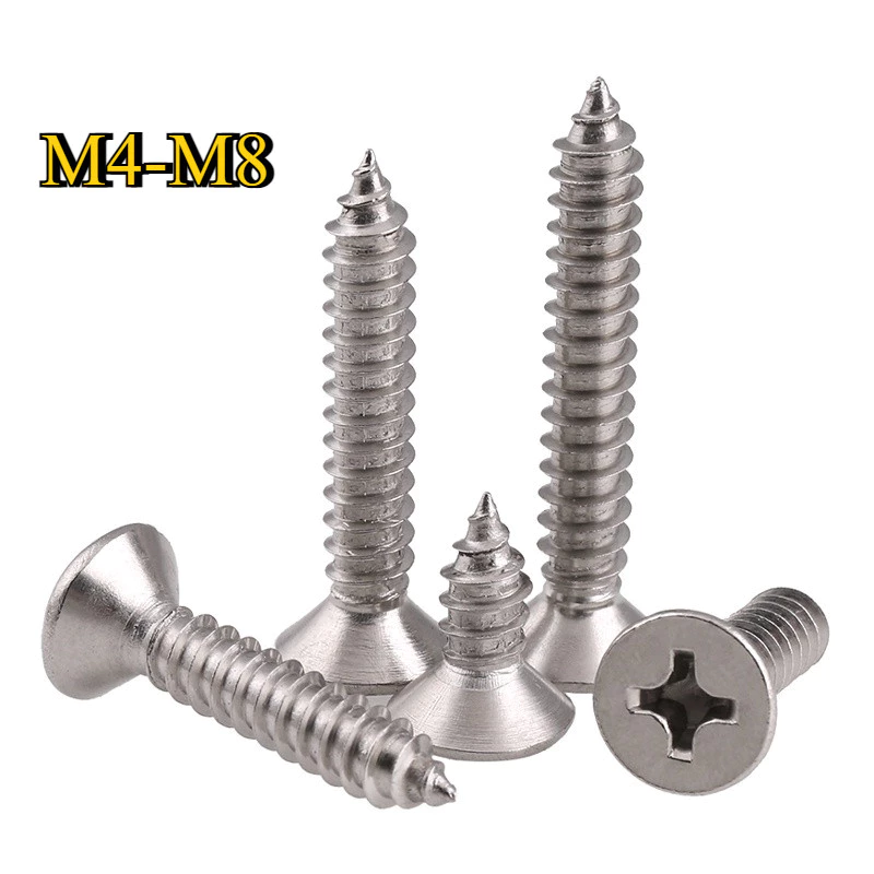 Vít Tự Dính 304 Chính Hãng - Chịu Lực Tốt, Bắt Vào Gỗ Dễ Dàng, Đóng Gói 100 Cái