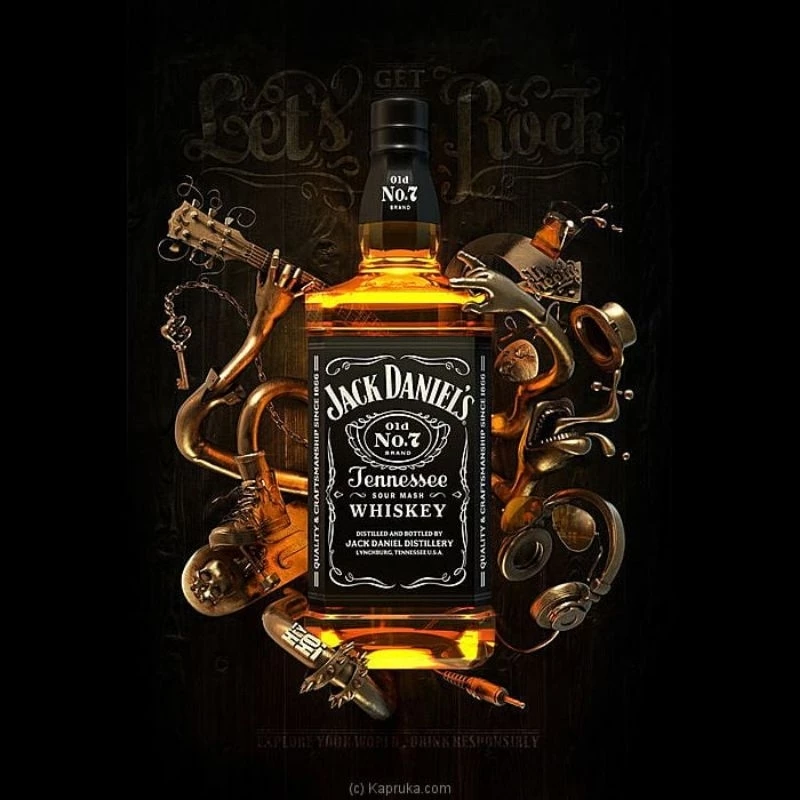 Vỏ Chai Jack Daniels Chính Hãng USA - Sang Trọng, Decor Độc Đáo