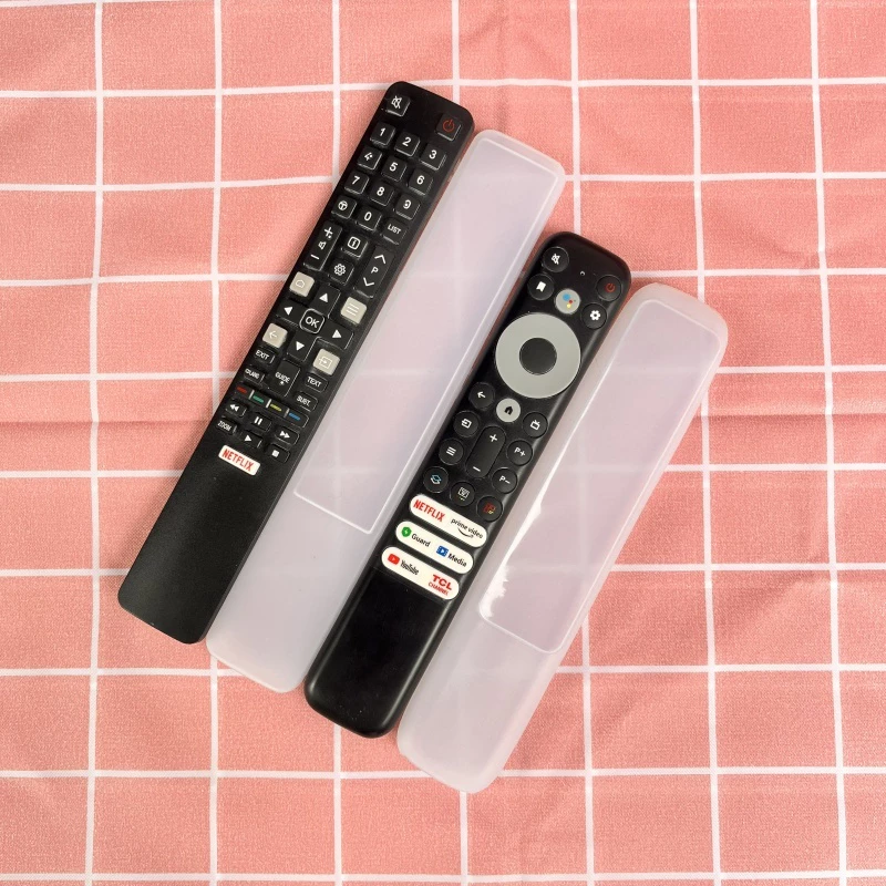 Vỏ Silicon Bảo Vệ Điều Khiển TCL RC802N Chống Rơi, Trong Suốt