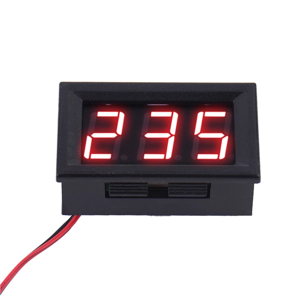 Vôn Kế Điện Tử Mini 2 Dây Đo Điện Áp AC 70-500V, Màn Hình 0.56"