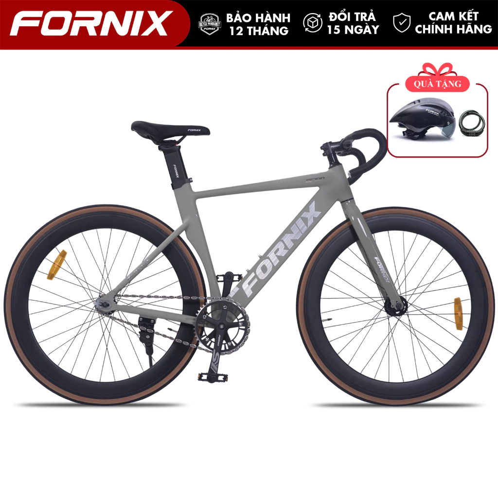 Xe Đạp Fixed Gear FORNIX BF100 Khung Nhôm Nhẹ Bánh 29 Inch - Phong Cách & Tốc Độ