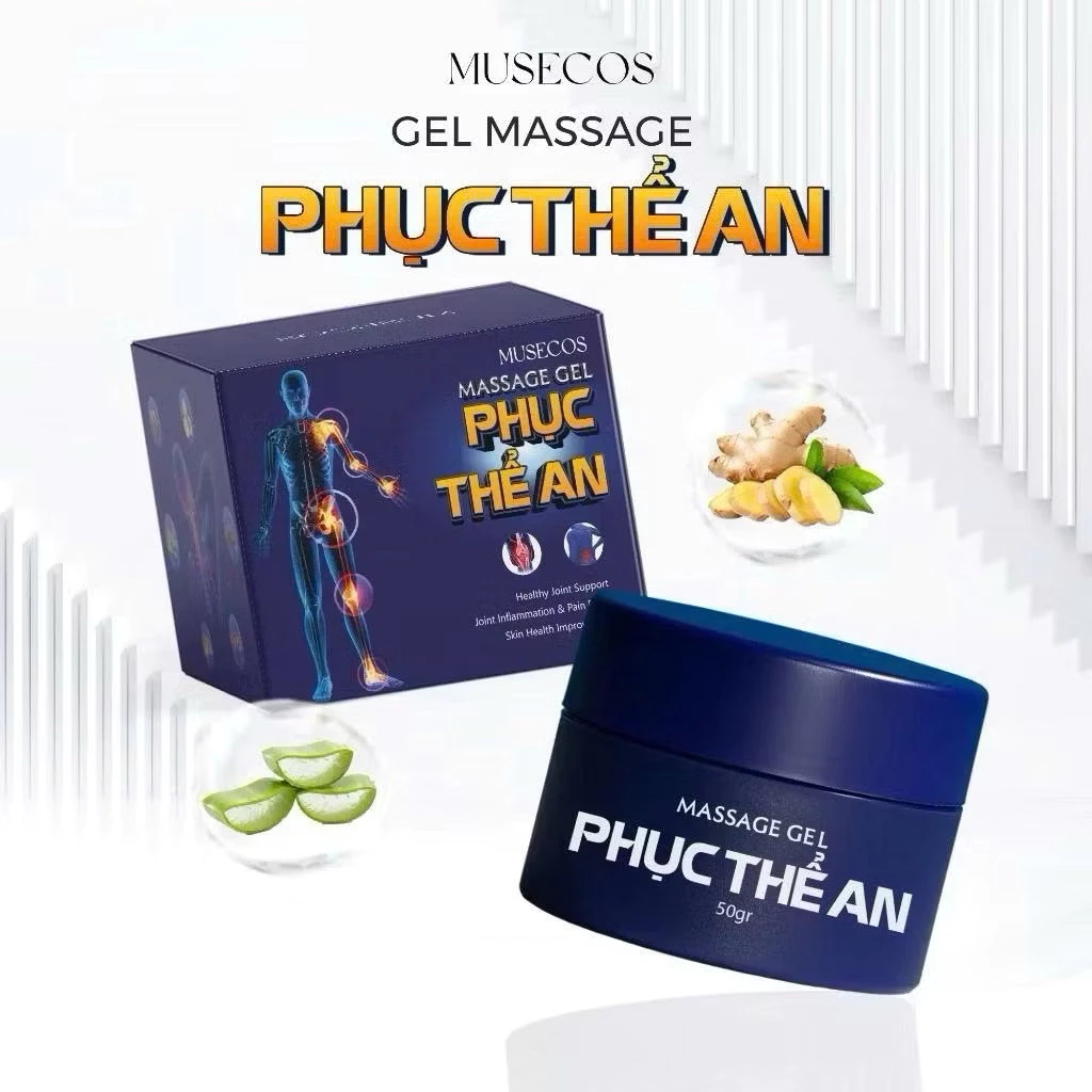 Gel Xoa Bóp Xương Khớp Musecos Phục Thể An 50g - Giảm Tê Mỏi, Thư Giãn Cơ Ngay Tại Nhà