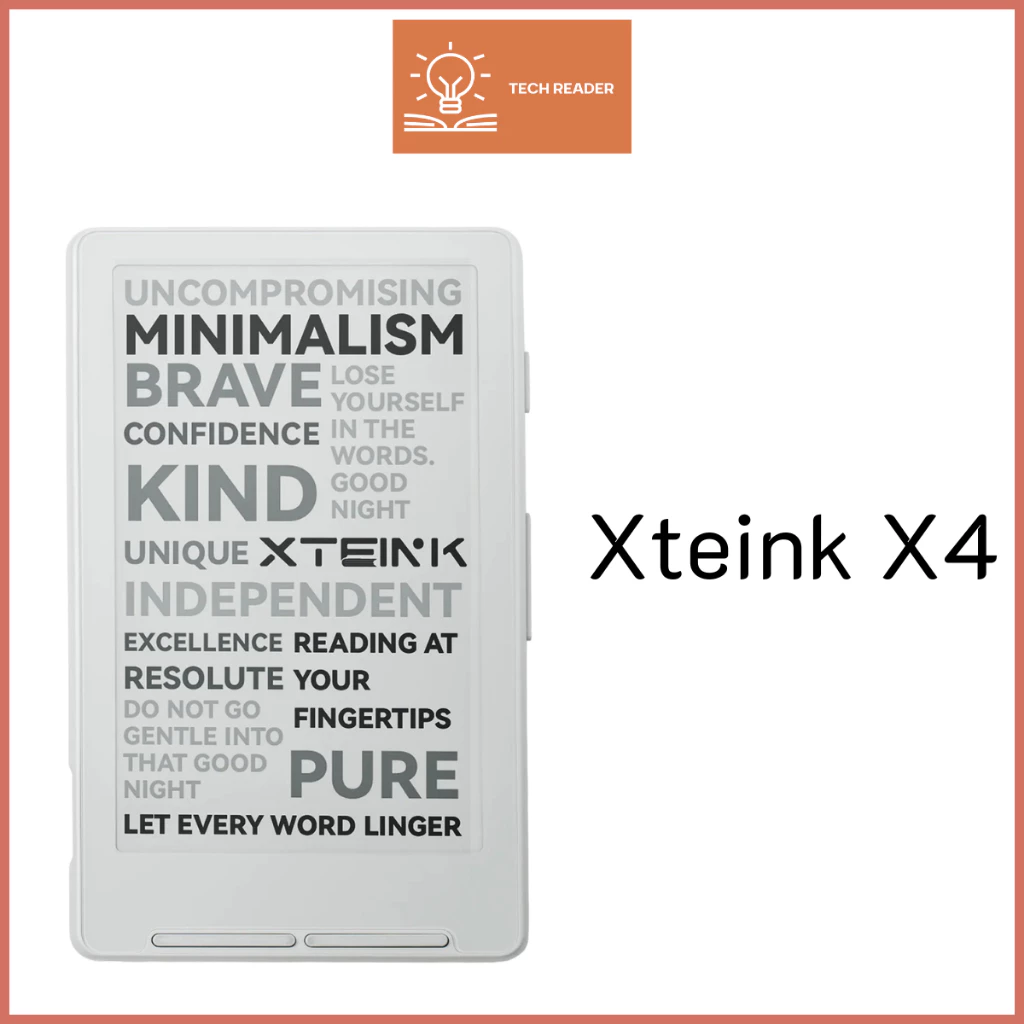 Máy Đọc Sách Xteink X4 Mini - Màn E-Ink 4.3inch, Gắn Nam Châm, Pin 14 Ngày